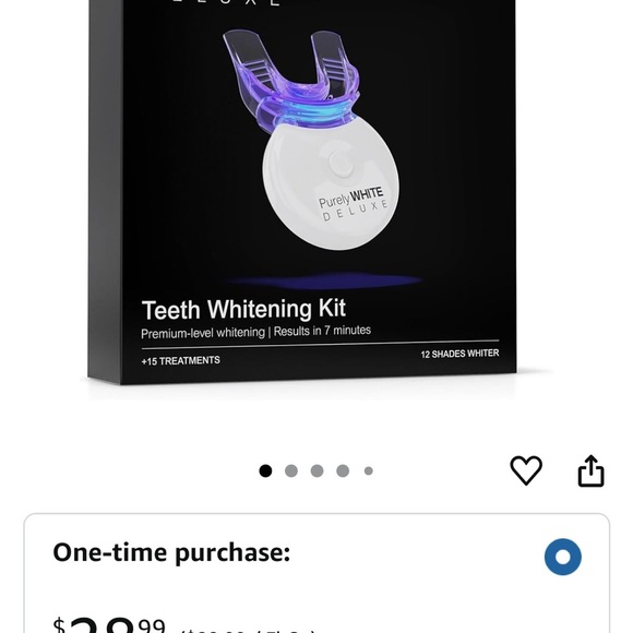 Purely white deluxe teeth cleaning kit new - Picture 3 of 3